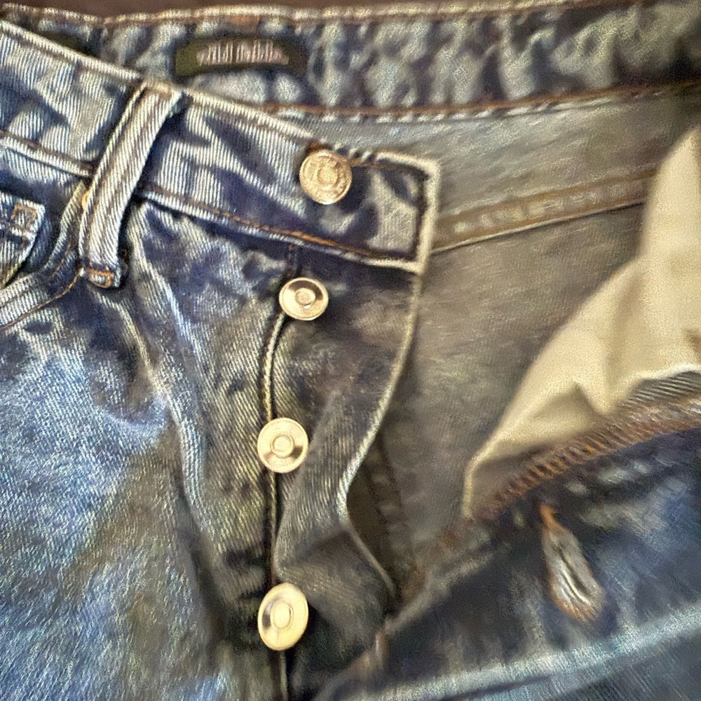 Wild Fable Blue Denim button fly Jean shorts